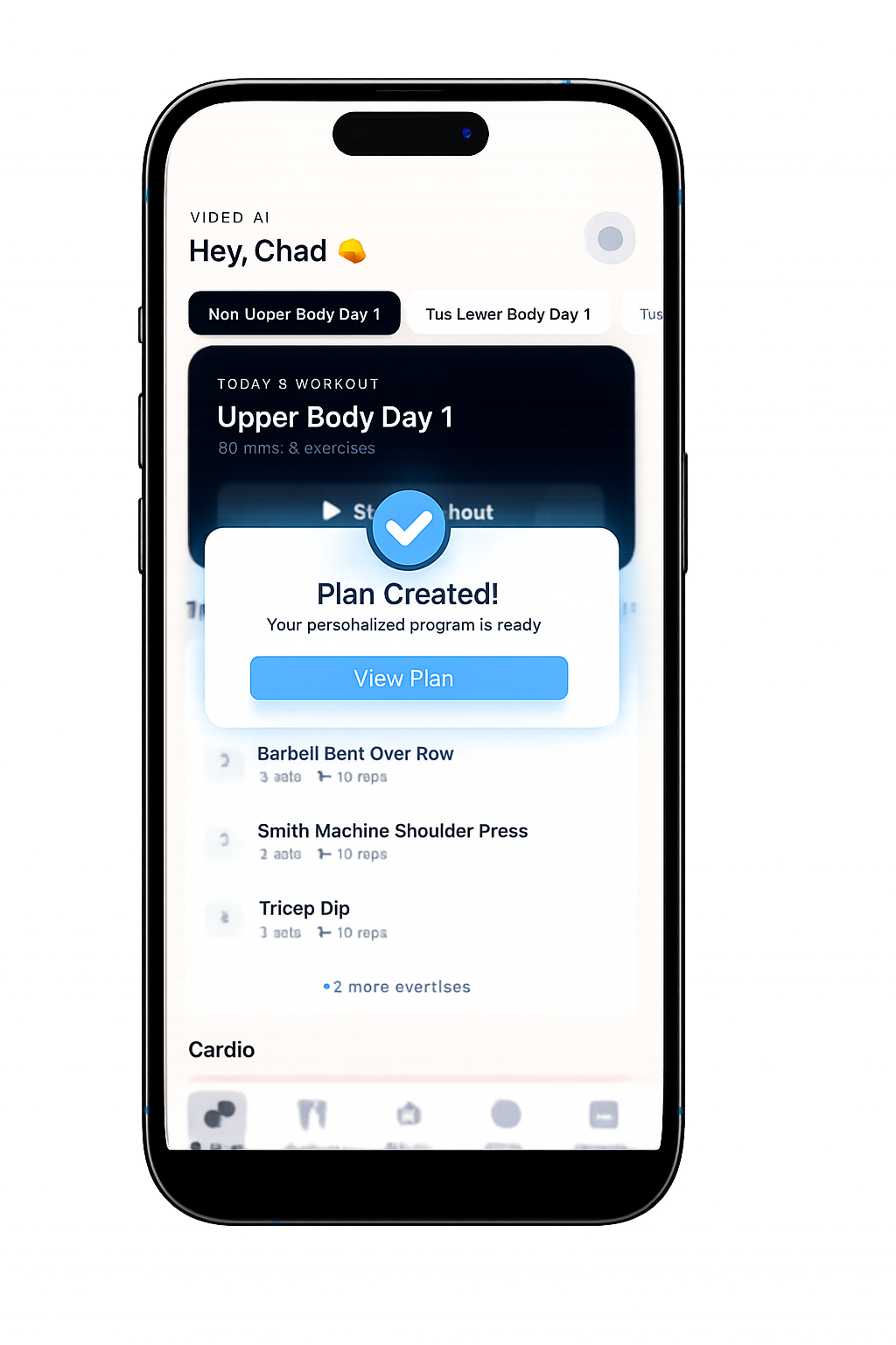 Yoked AI App Interface